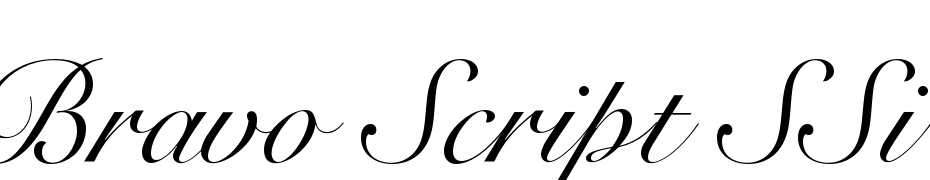 Bravo Script SSi Font Download Free